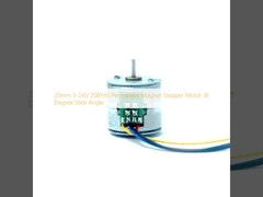 20mm 5-24V 20BY45 Permanent Magnet Stepper Motor 18 Degree Step Angle